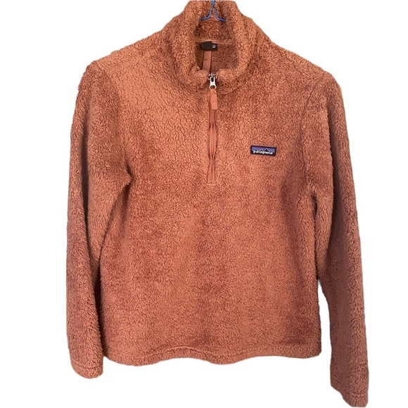 Patagonia Women’s Los Gatos Fleece 1/4 zip Jacket Pullover Medium Quartz Coral - Picture 6 of 6